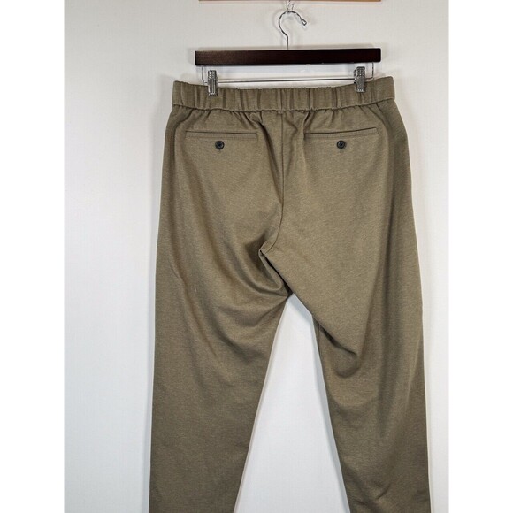 Bonobos Mens Pants Green Chino Flat Front Tapered Stretch Pull On Casual Large - Picture 7 of 10